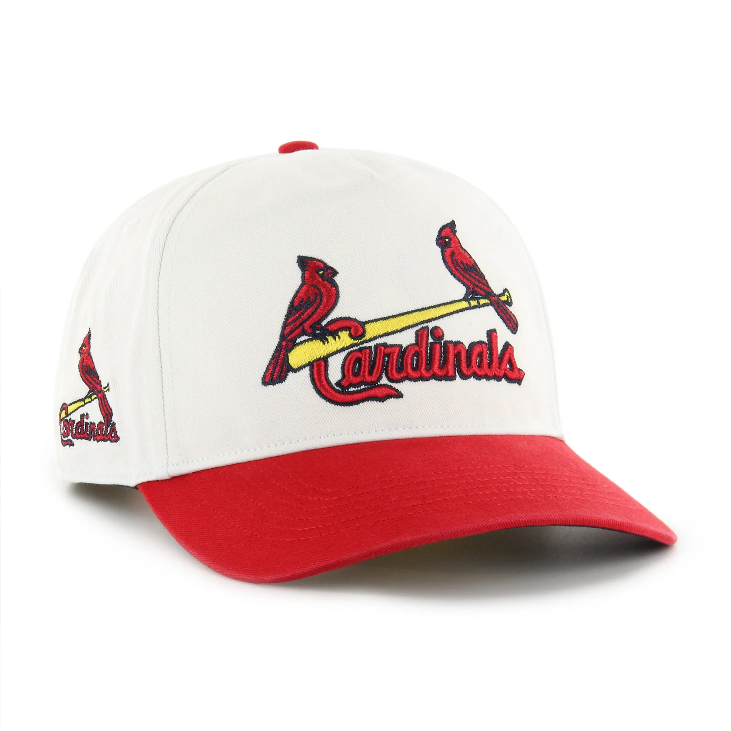 ST. LOUIS CARDINALS COOPERSTOWN DOUBLE HEADER SCRIPT SHOT '47 HITCH