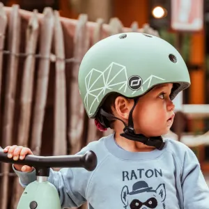 Standard Baby Helmet (Green Lines)(XXS-S)