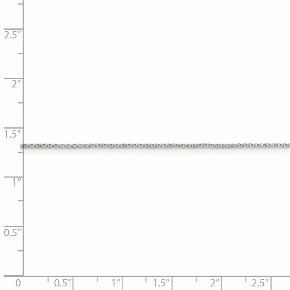 Sterling Silver 1.1mm Rolo Chain