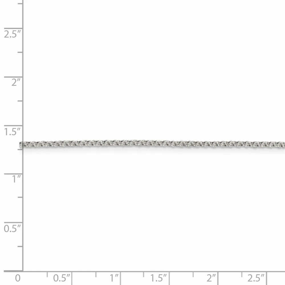 Sterling Silver 1.5mm Rolo Chain