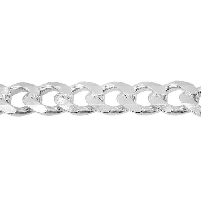 Sterling Silver 20" 6.7mm Men's Curb Link Chain