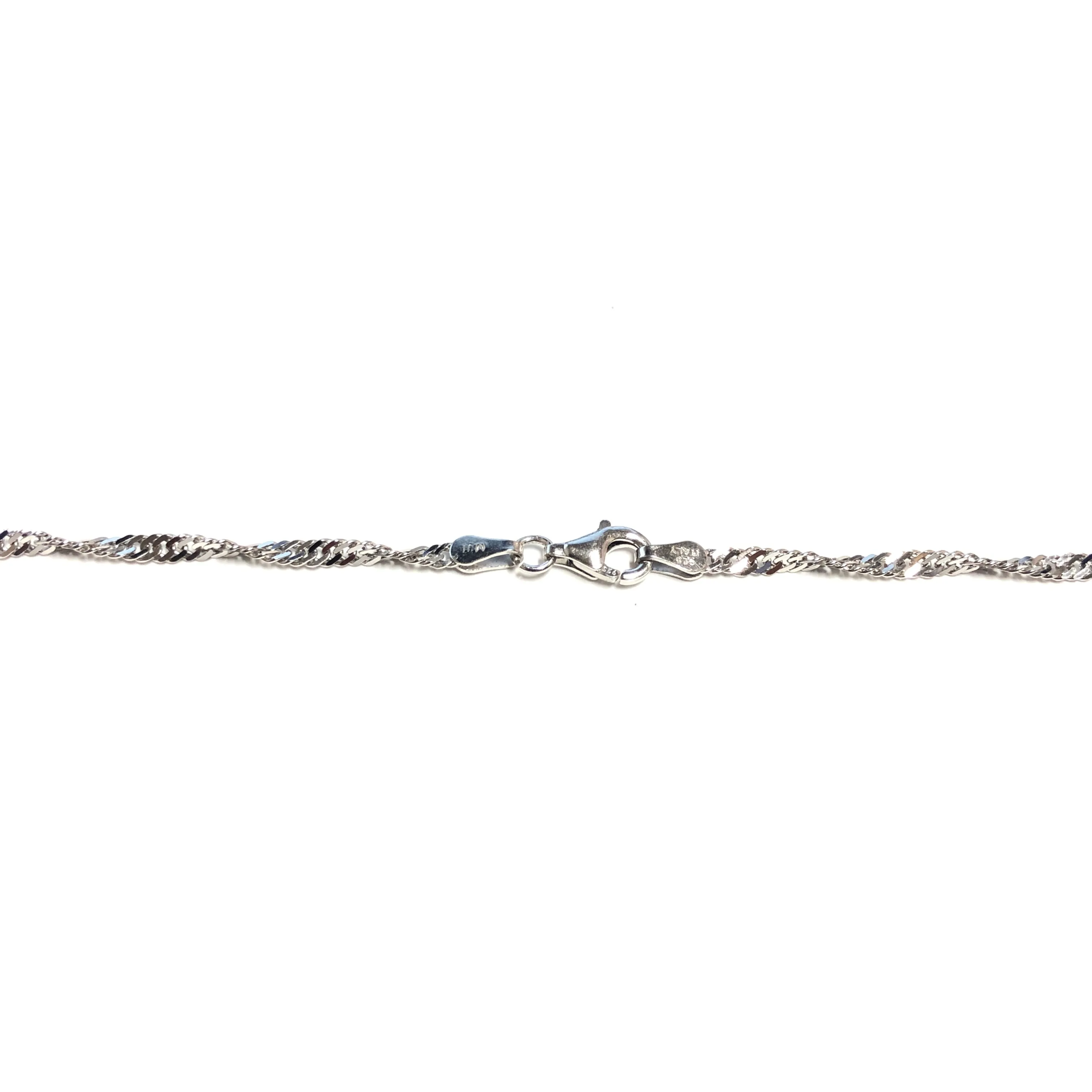 Sterling Silver (2.3mm) Singapore Chains (16" - 30")