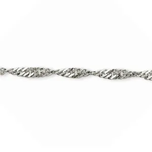 Sterling Silver (2.3mm) Singapore Chains (16" - 30")