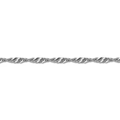 Sterling Silver (2.3mm) Singapore Chains (16" - 30")
