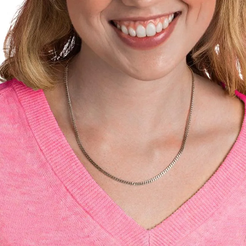 Sterling Silver 24" 3mm Curb Link Chain