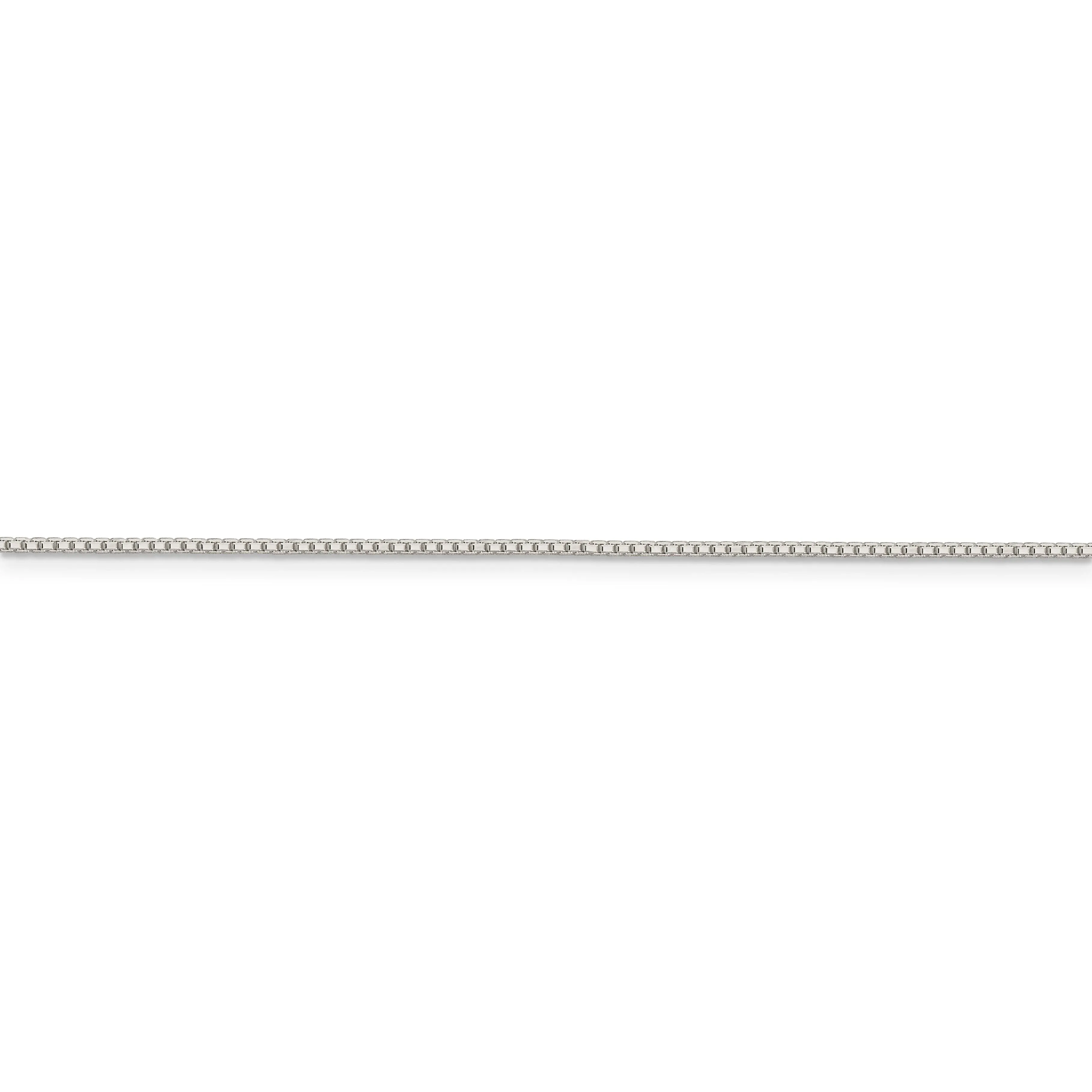 Sterling Silver D.C 1.15-mm Octagon Box Chain