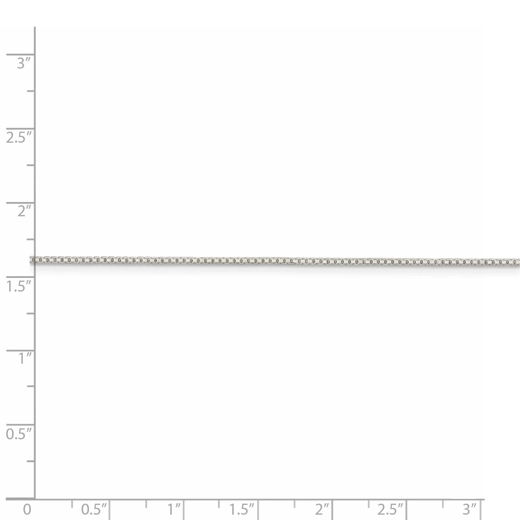 Sterling Silver D.C 1.15-mm Octagon Box Chain