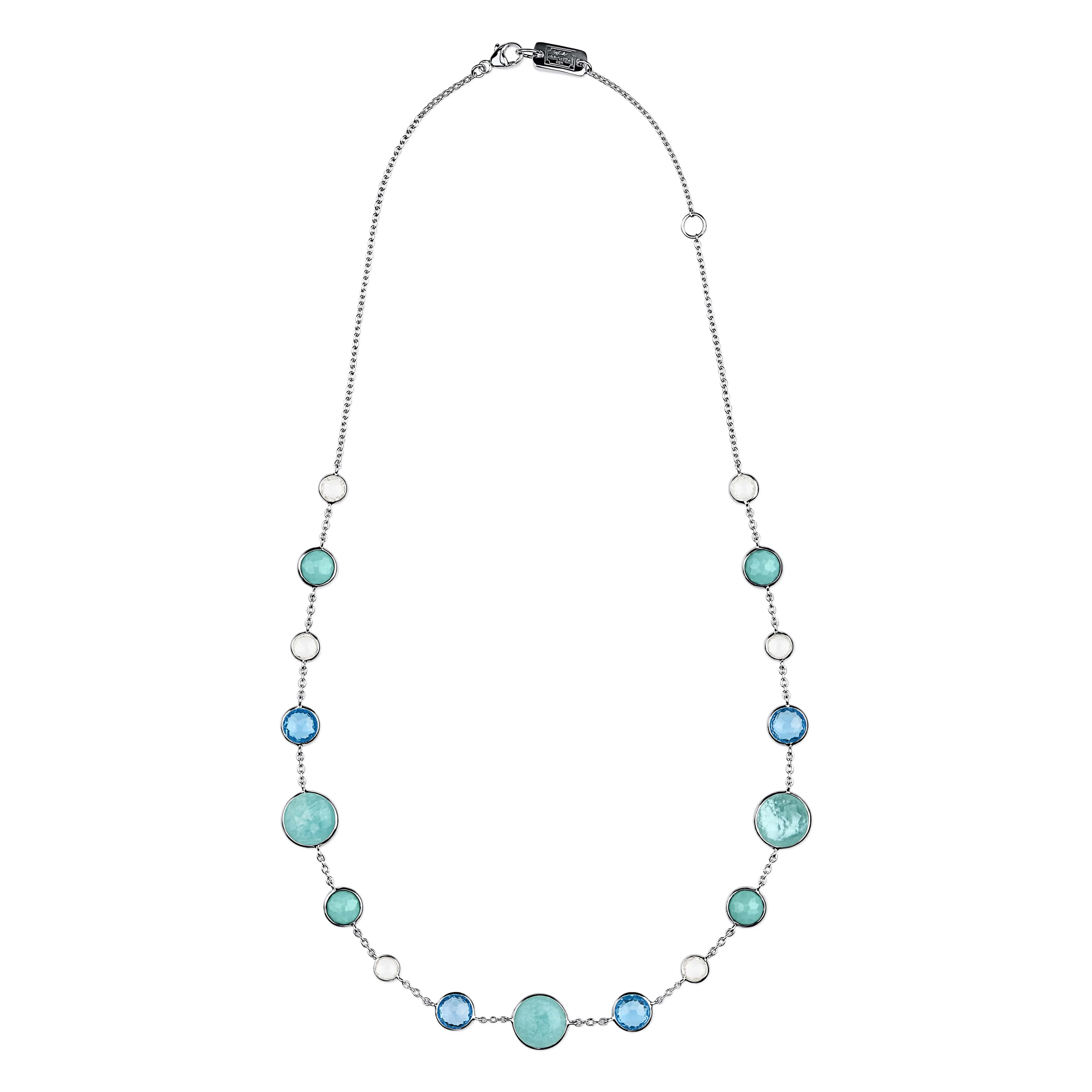 Sterling Silver Lollipop® Lollitini Short Necklace in Waterfall 16-18"