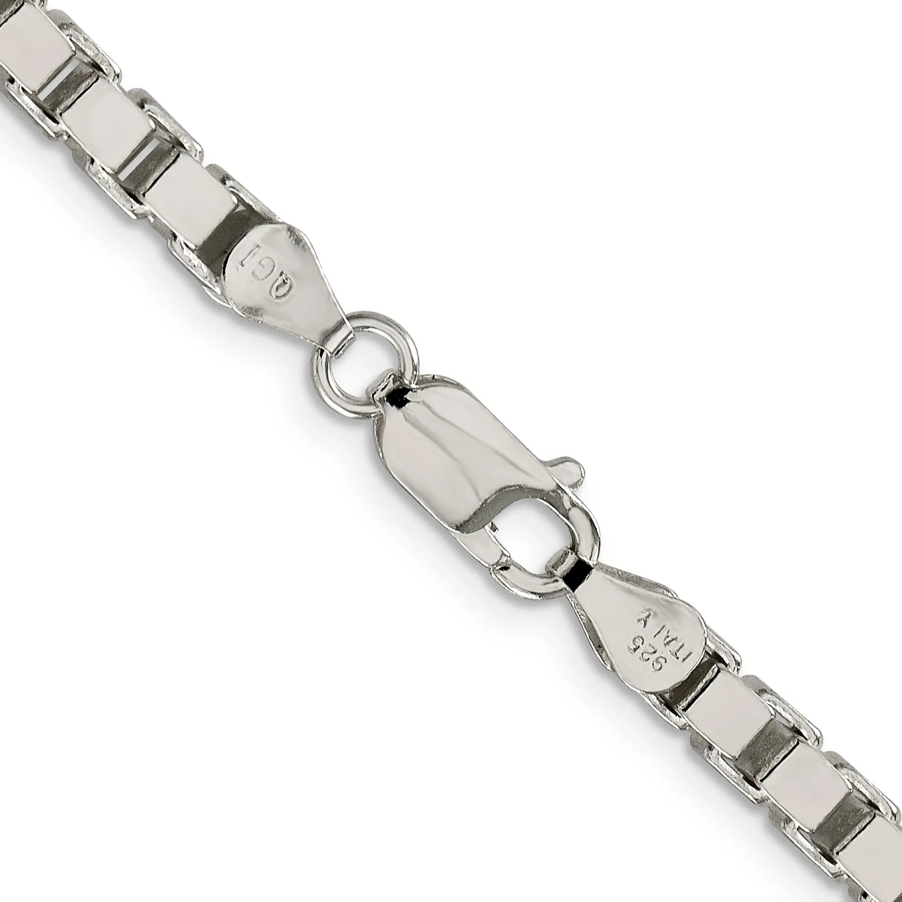 Sterling Silver Polish 4.50-mm Solid Box Chain