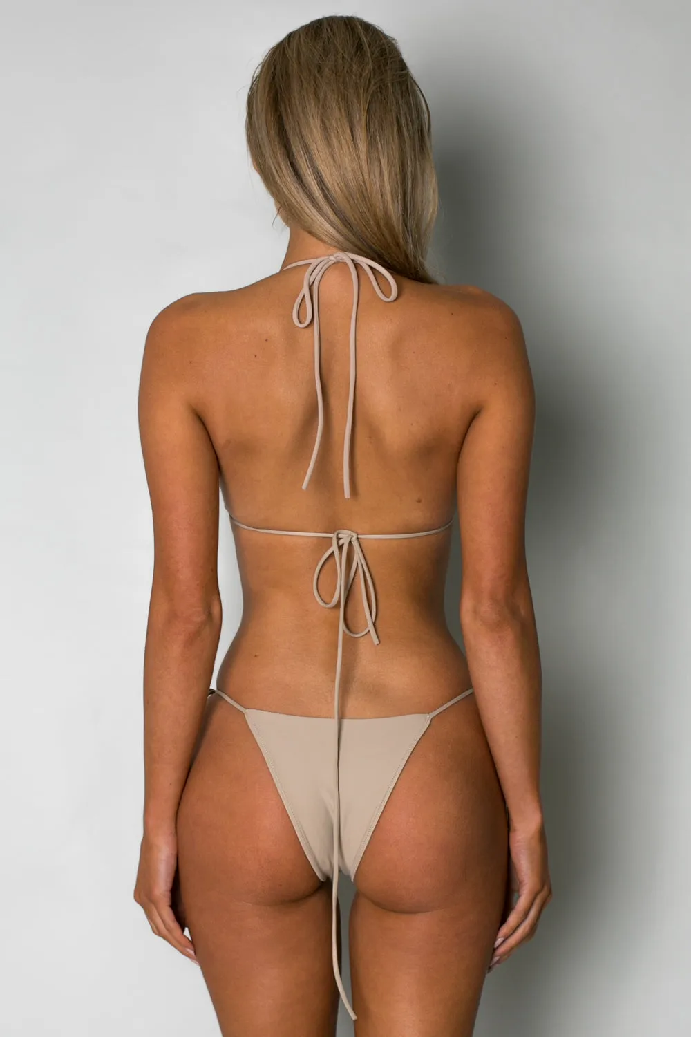 String Along - CAMEL - Triangle Bikini Top