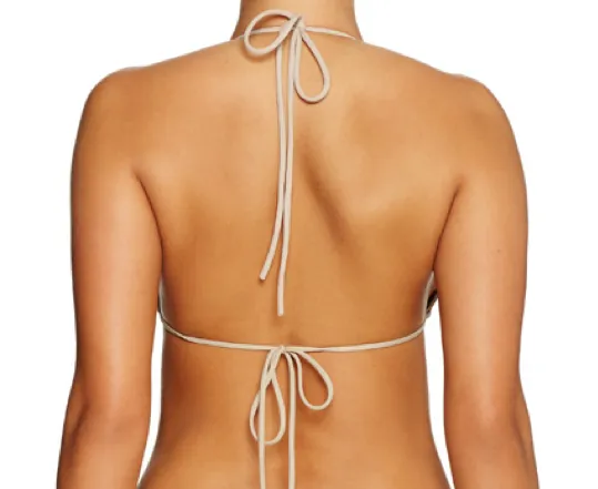 String Along - CAMEL - Triangle Bikini Top