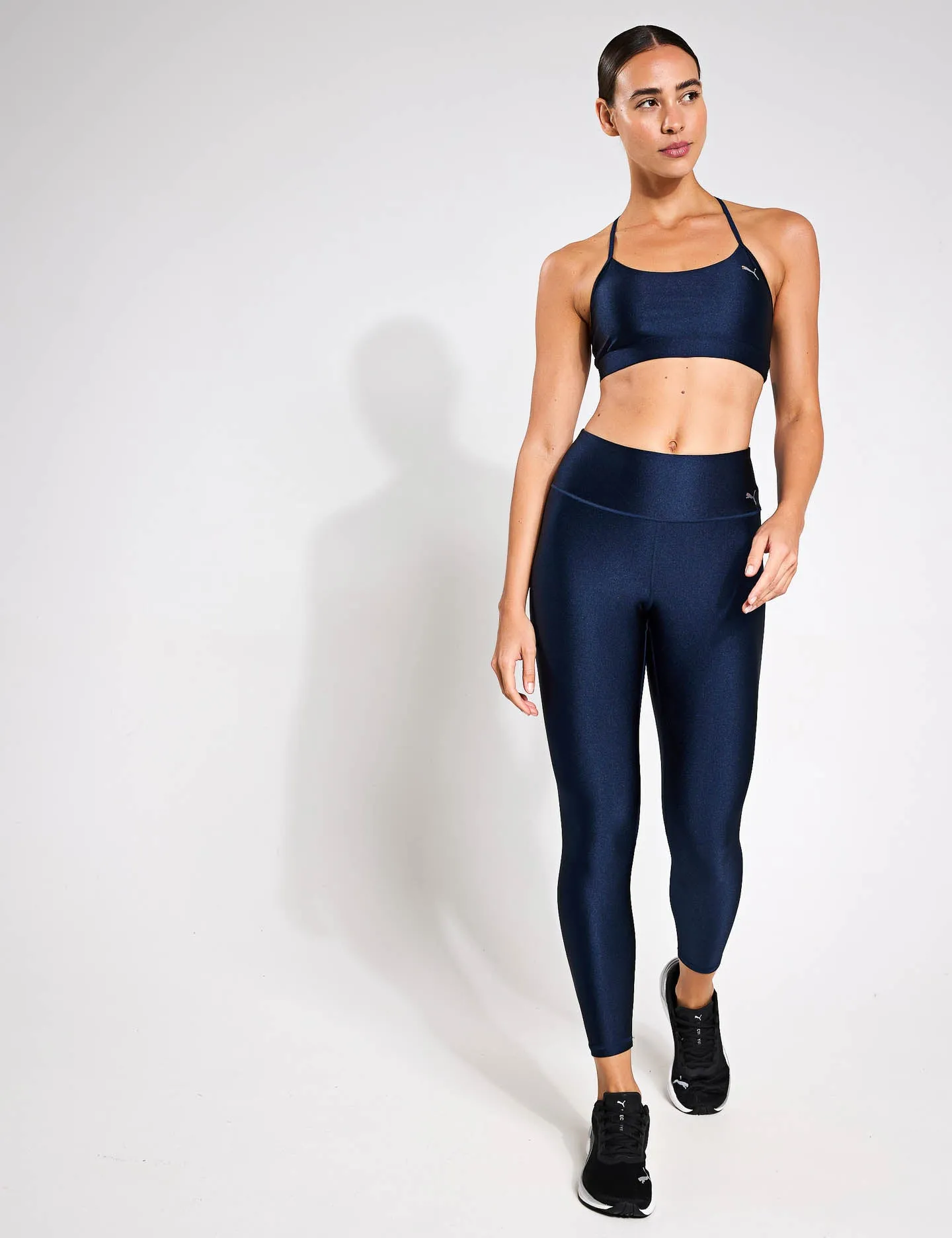 Summer Daze 7/8 High Waisted Training Tights - Club Navy