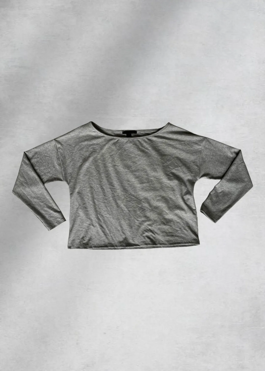 Thalia Ribbed Two-Piece Lounge Set - Grey