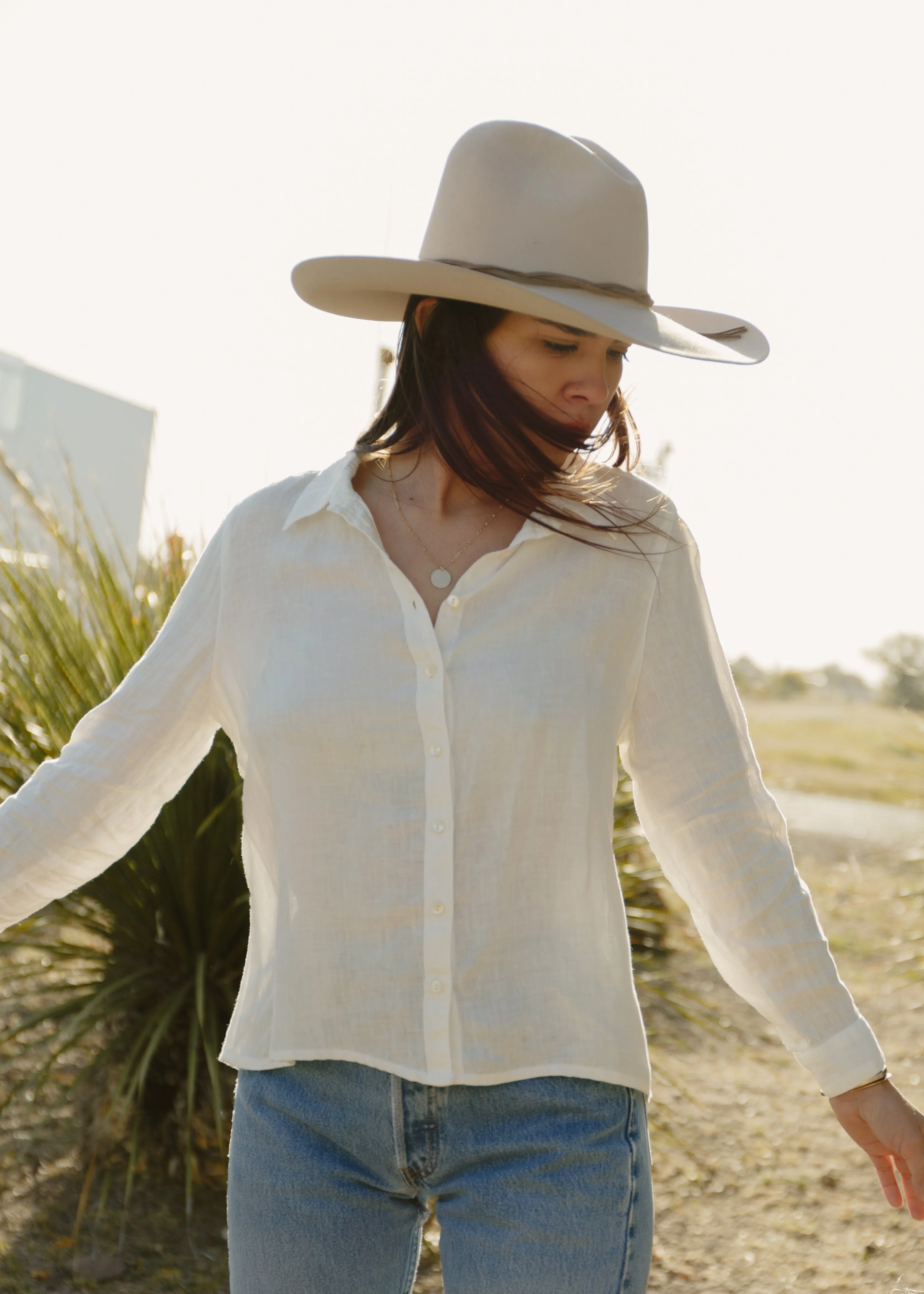 The Hannah Top in White