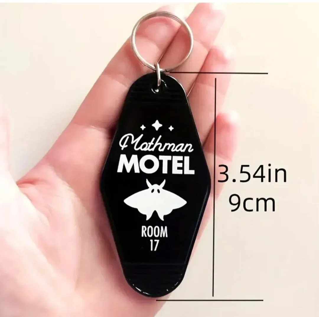 The Mothman Prophecies movie AVALON MOTOR INN PROP KEYTAG Point Pleasant monsterTHE MOTHMAN PROPHECIES movie AVALON MOTOR INN PROP KEYTAG Point Pleasant monster