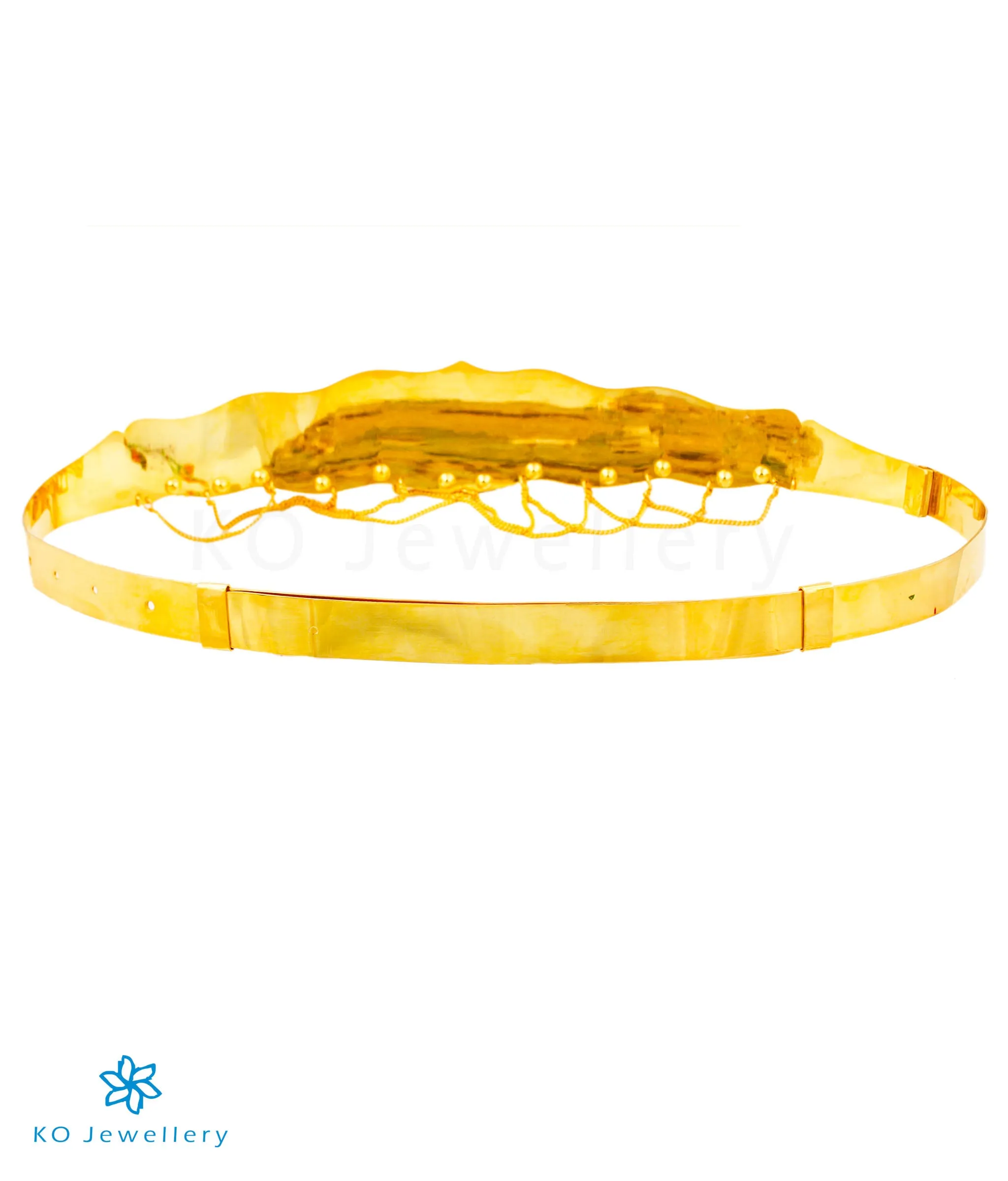 The Prahara Silver Oddiyanam Waist belt (Plain)