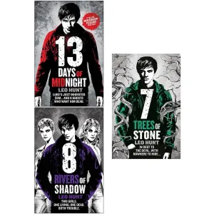 Thirteen days of midnight trilogy 3 books set (thirteen days of midnight, eight rivers of shadow, seven trees of stone)