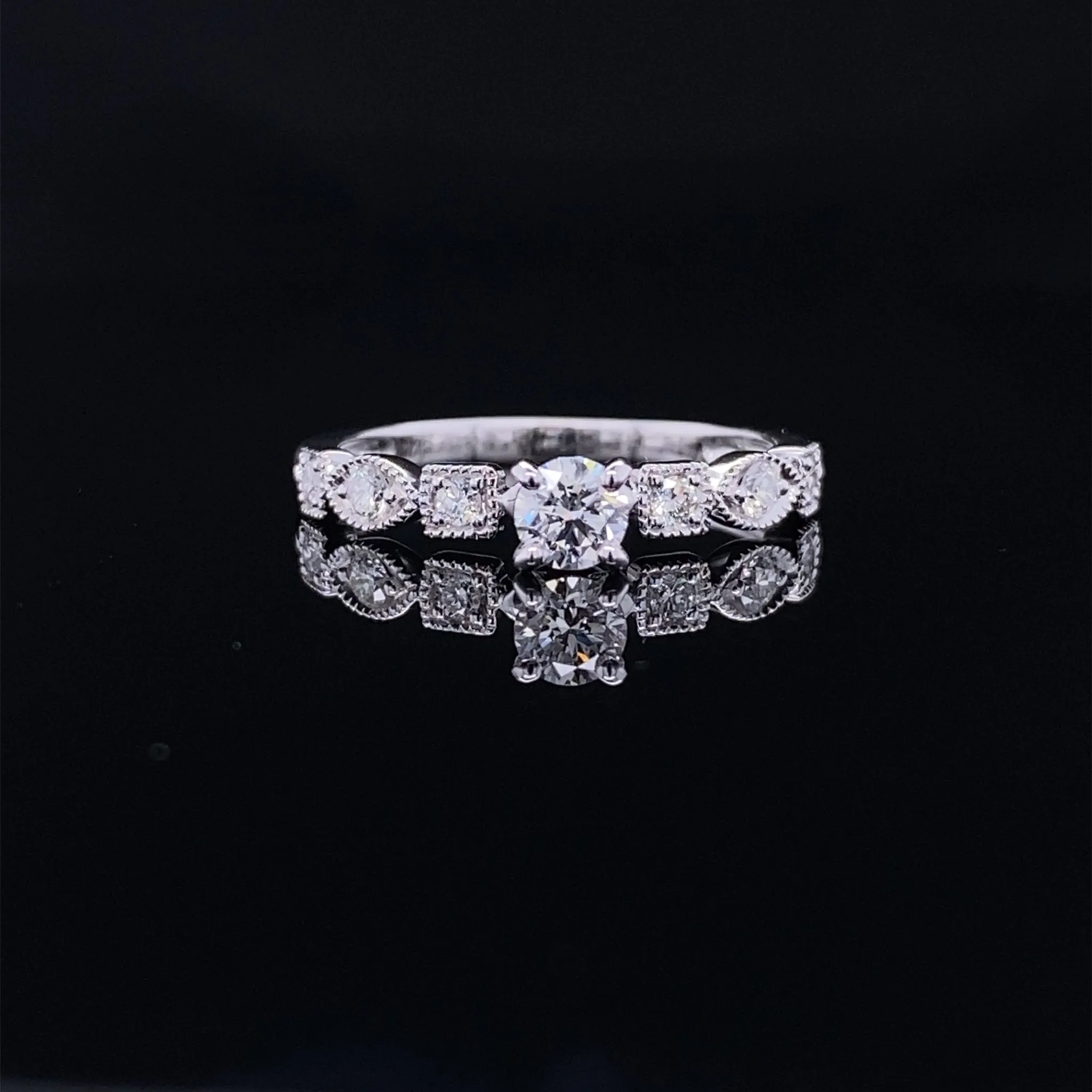 Timeless Allure Vintage Style Diamond Bridal