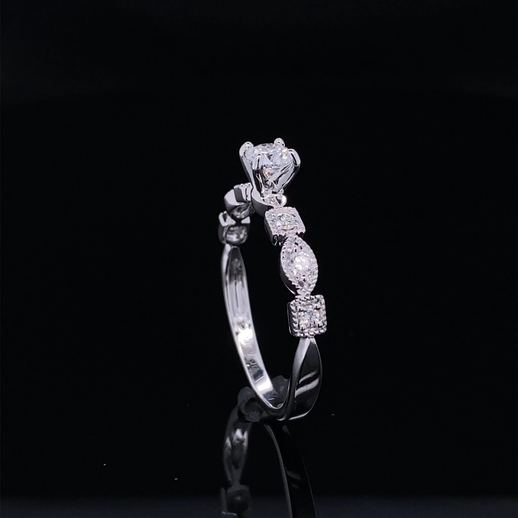 Timeless Allure Vintage Style Diamond Bridal