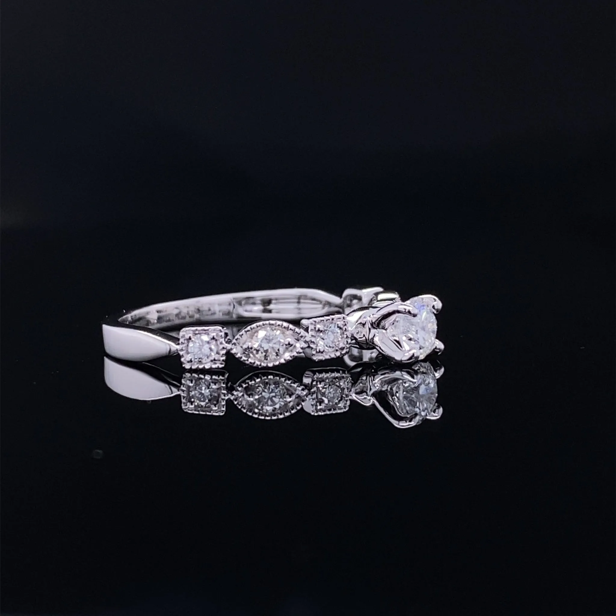 Timeless Allure Vintage Style Diamond Bridal