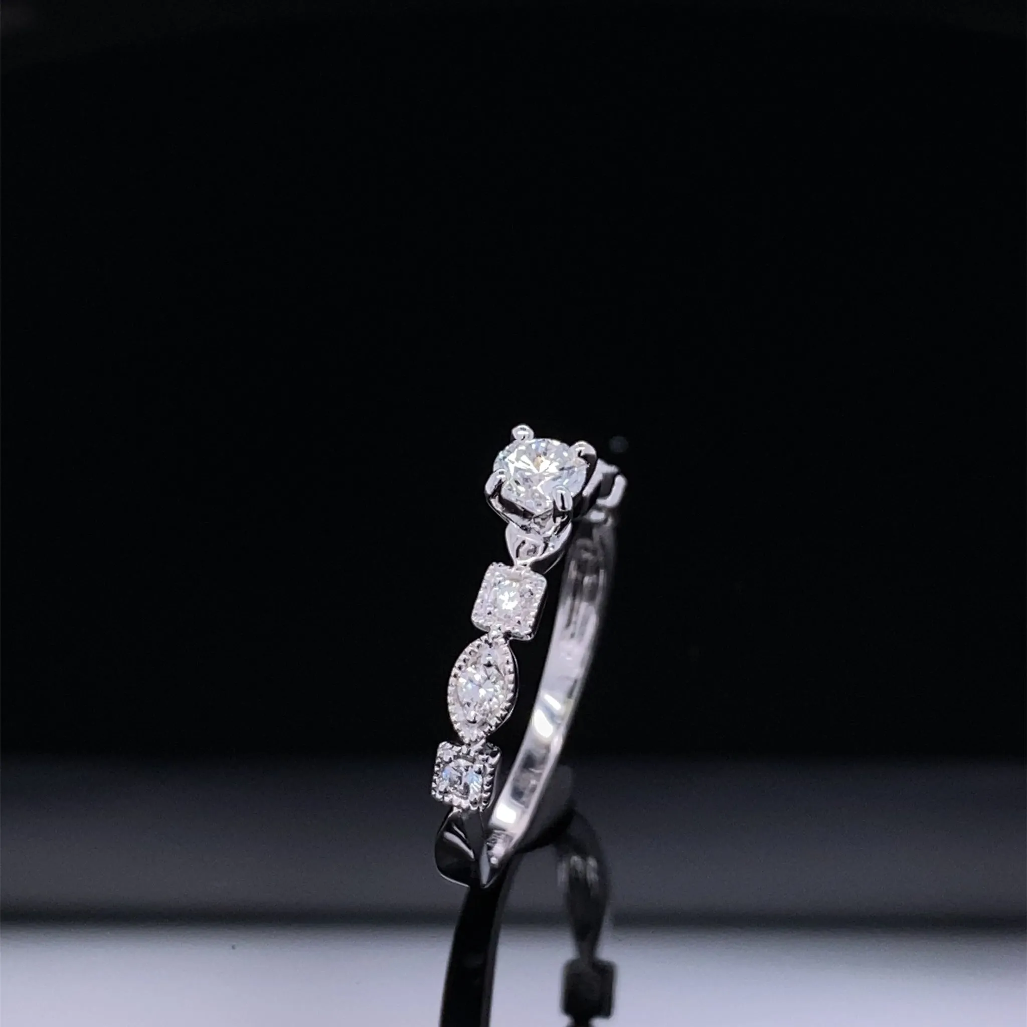 Timeless Allure Vintage Style Diamond Bridal