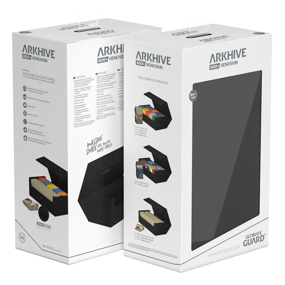 Ultimate Guard Arkhive 800  Xenoskin Monocolor Black
