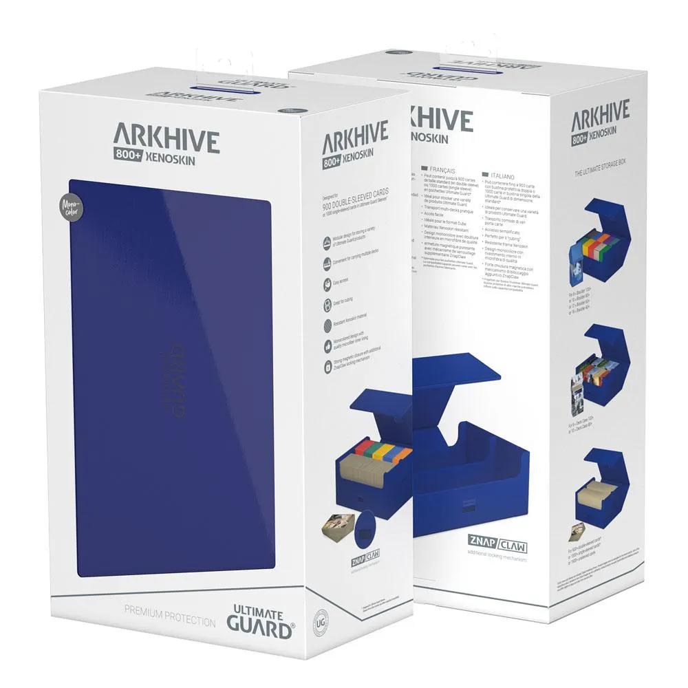Ultimate Guard Arkhive 800  Xenoskin Monocolor Blue