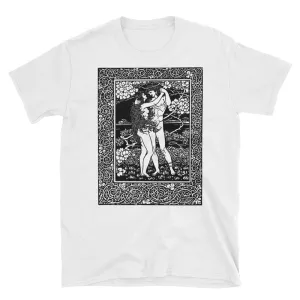 Unisex Adam and Eve T Shirt Mysterious T Shirt