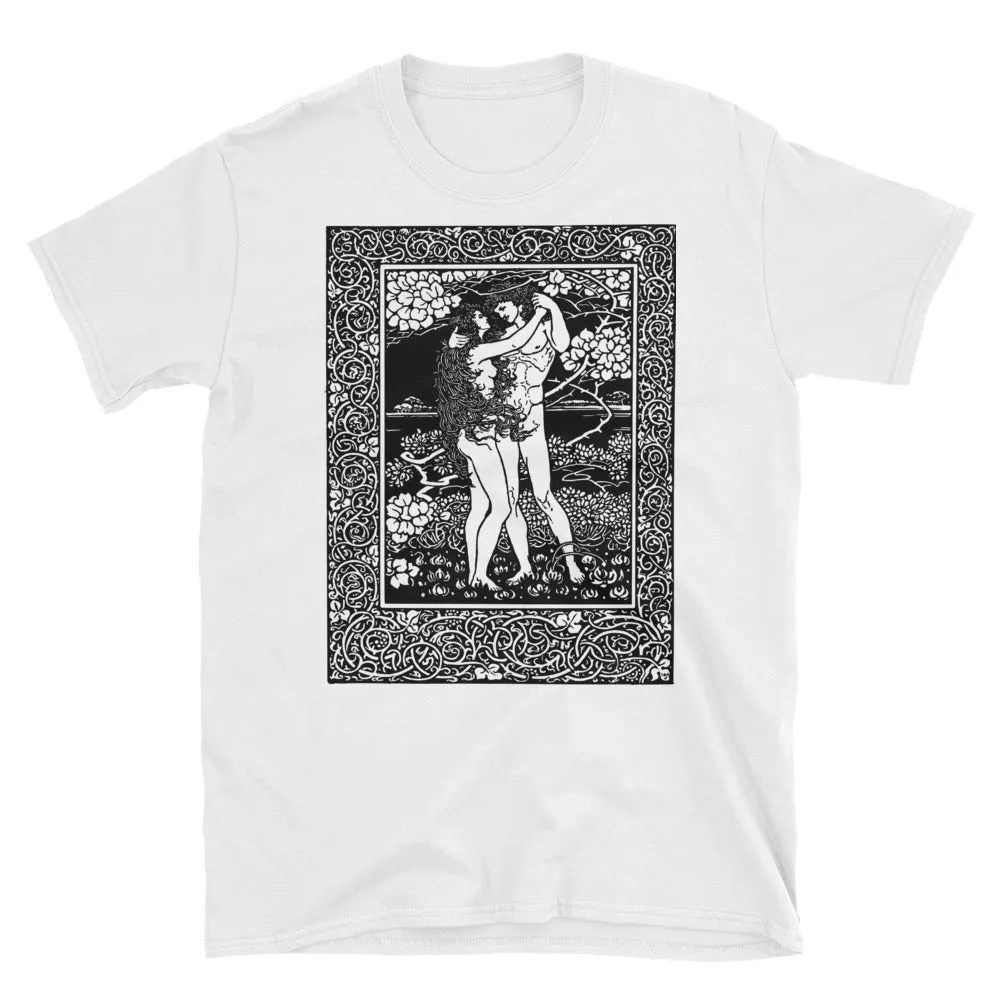 Unisex Adam and Eve T Shirt Mysterious T Shirt