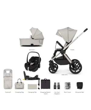 Venicci 3 in 1 Tinum UPLINE Pebble 360 PRO 2 Travel System - Moonstone