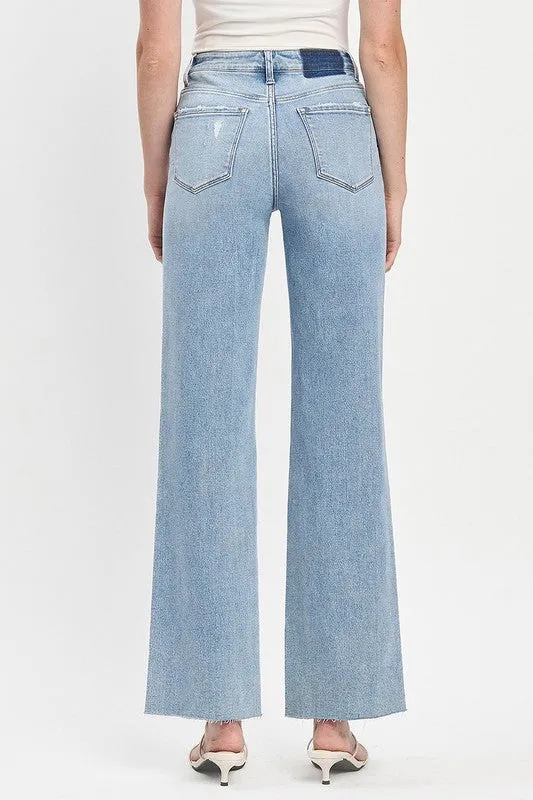 VERVET by Flying Monkey High Rise Wide Leg Jeans