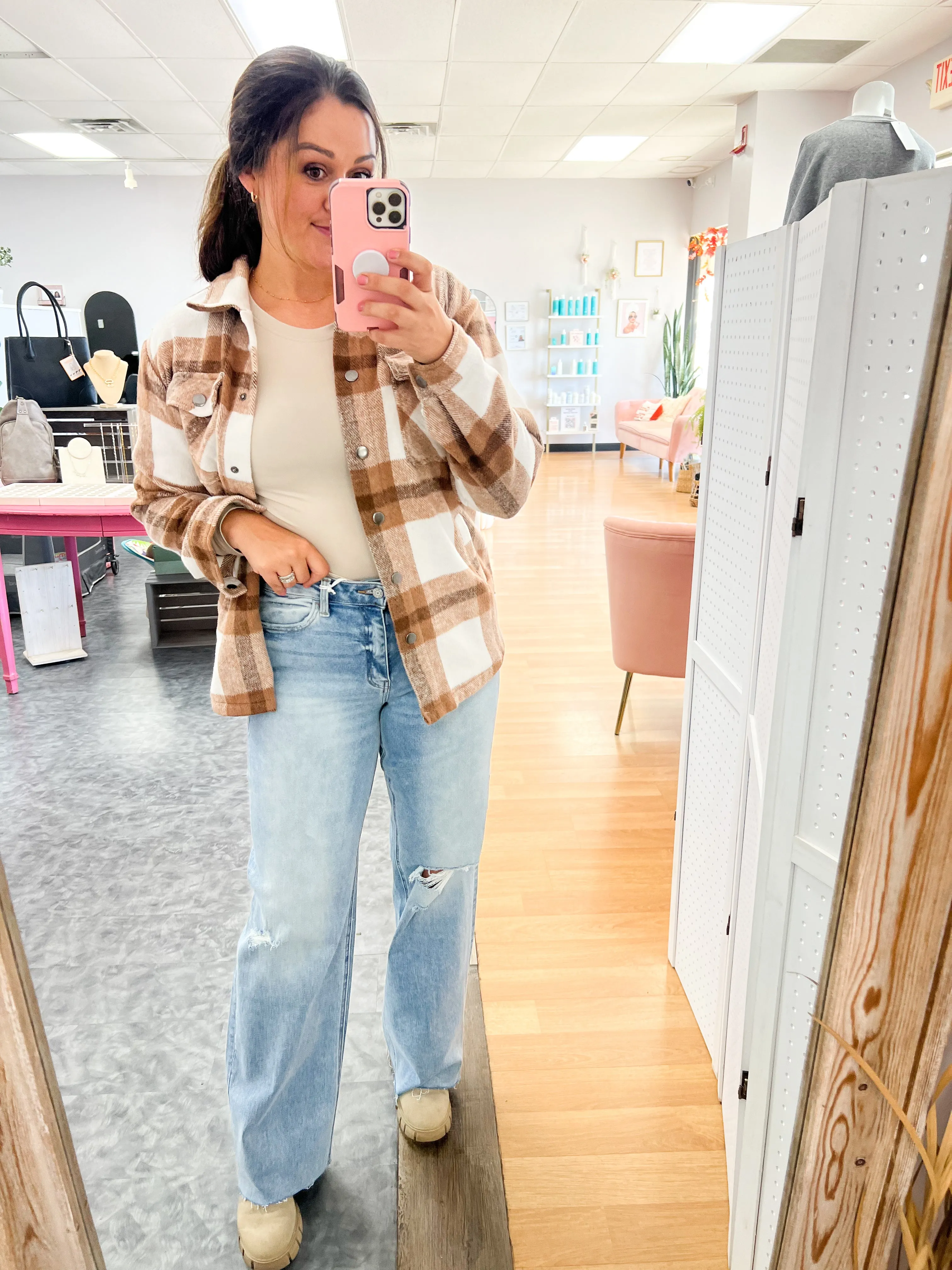 VERVET by Flying Monkey High Rise Wide Leg Jeans