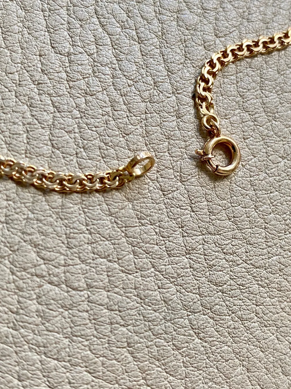Vintage Double-link necklace - Solid 18k gold - Göteborg, Sweden - 17.7 inch length