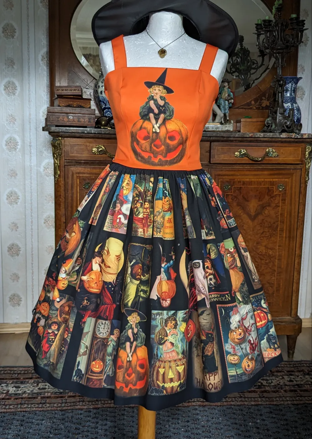 Vintage Halloween skirt