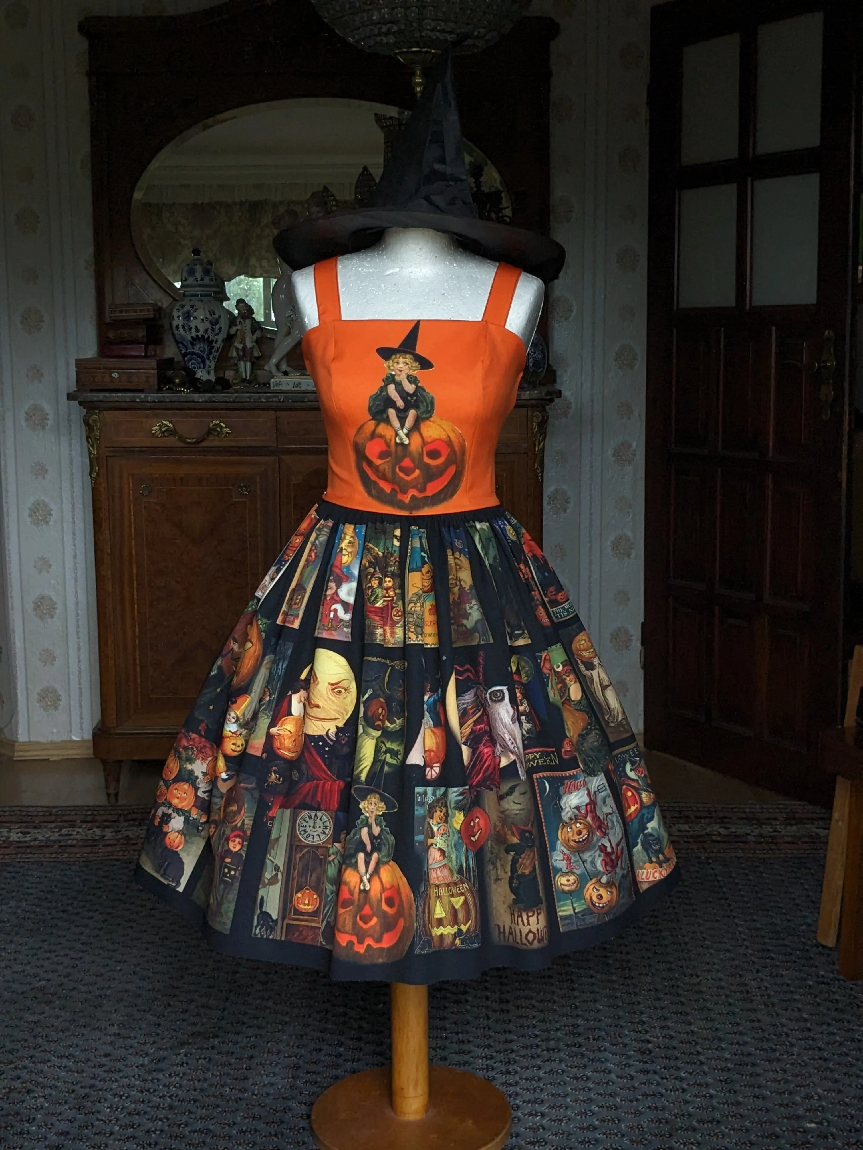 Vintage Halloween skirt
