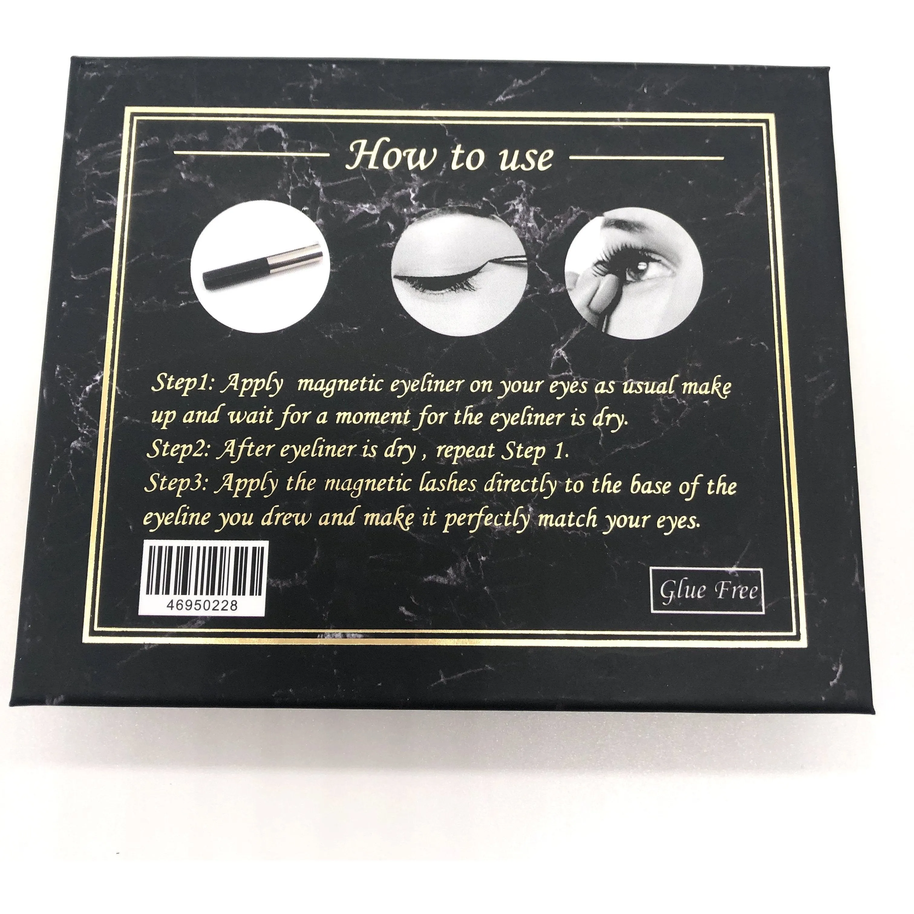 VIP Magnetic Lashes with Magnetic Eyeliner  - 2 pairs