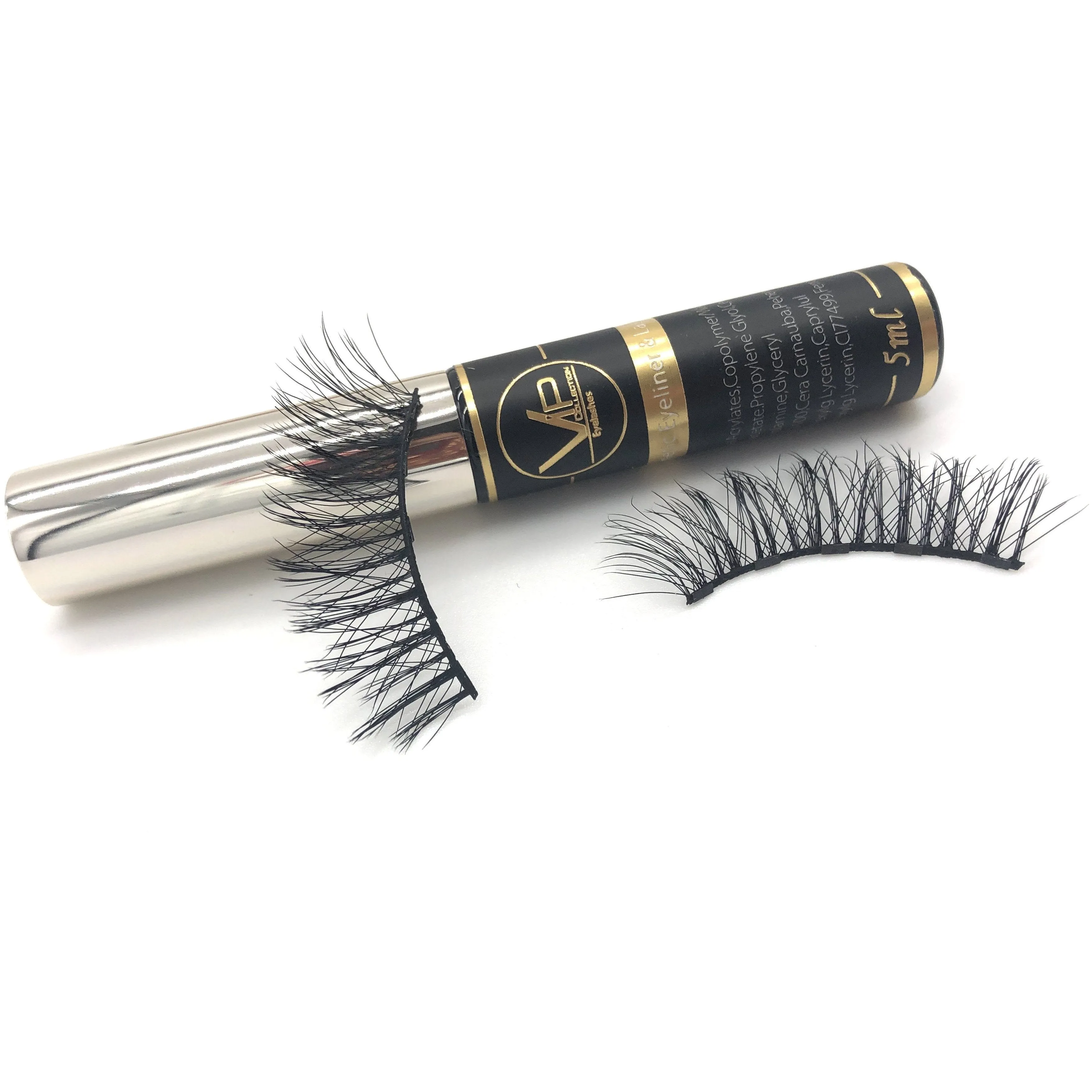 VIP Magnetic Lashes with Magnetic Eyeliner  - 2 pairs