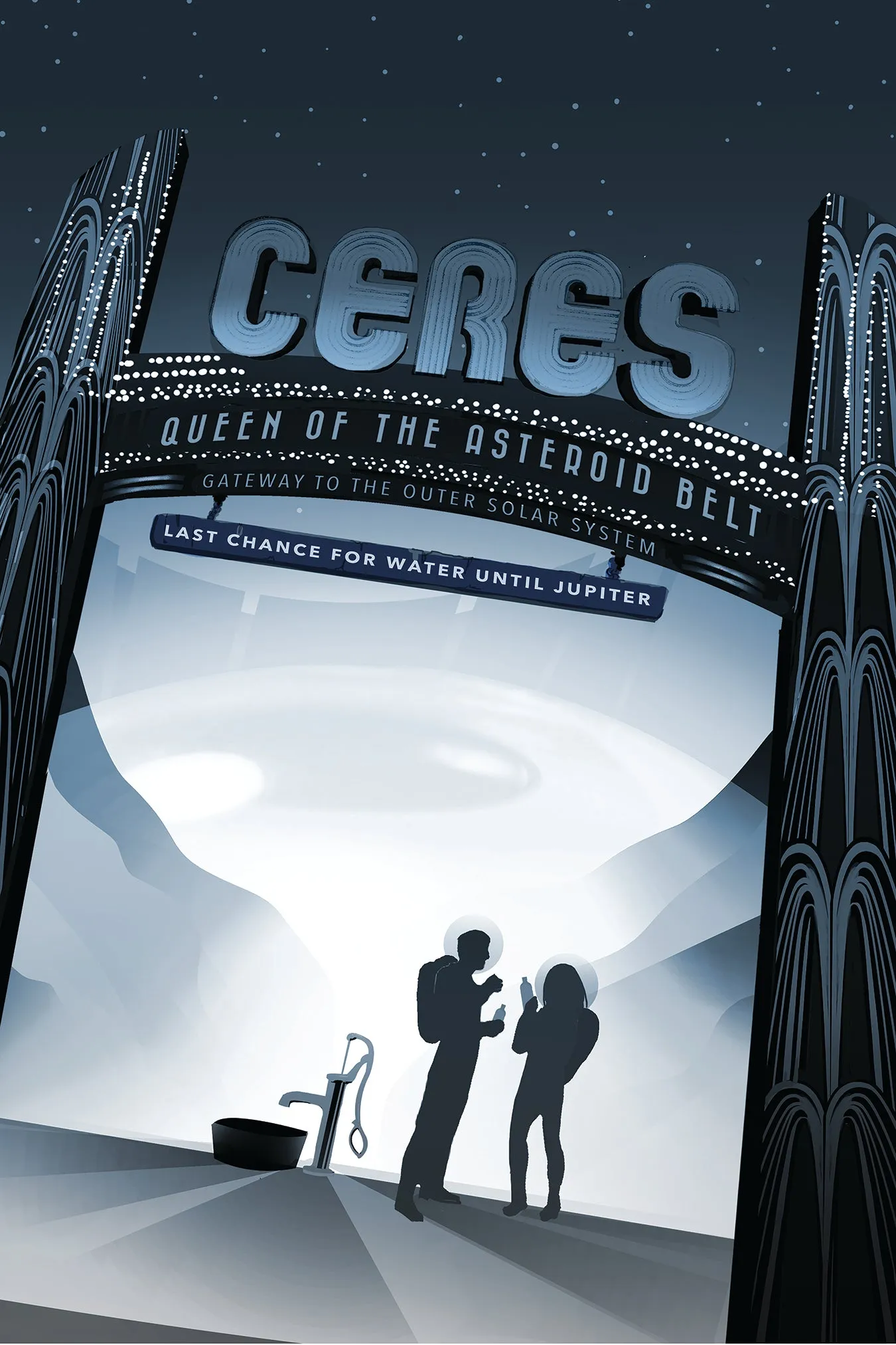Visions of the Future: Ceres - Men’s Premium T Shirt