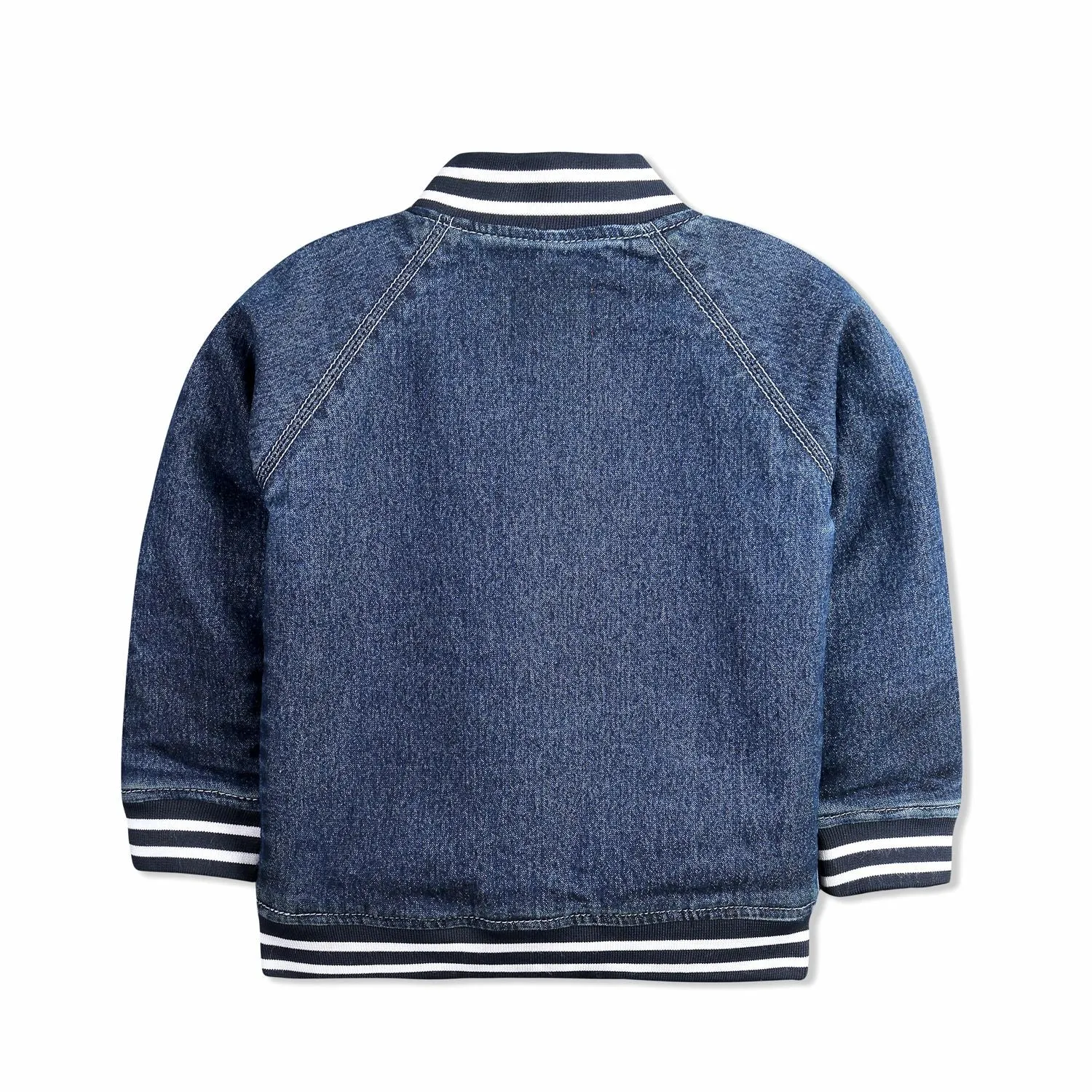 Warm Quilted Denim Jacket