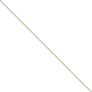 White Yellow Rhodium Brass Plated Fancy Chain