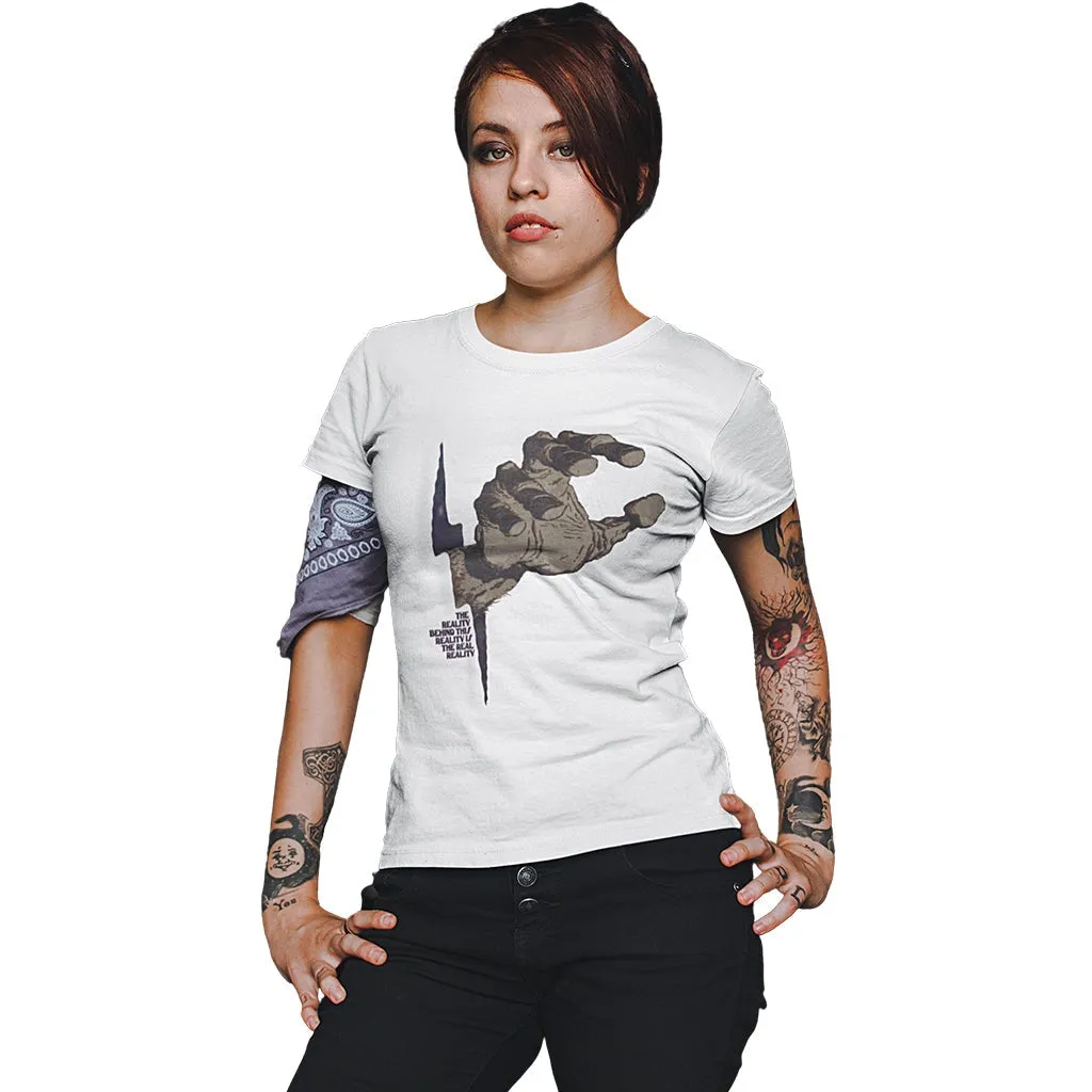 Womens The Real Reality T-Shirt - 5D Consciousness Shirt - Esoteric Philosophy