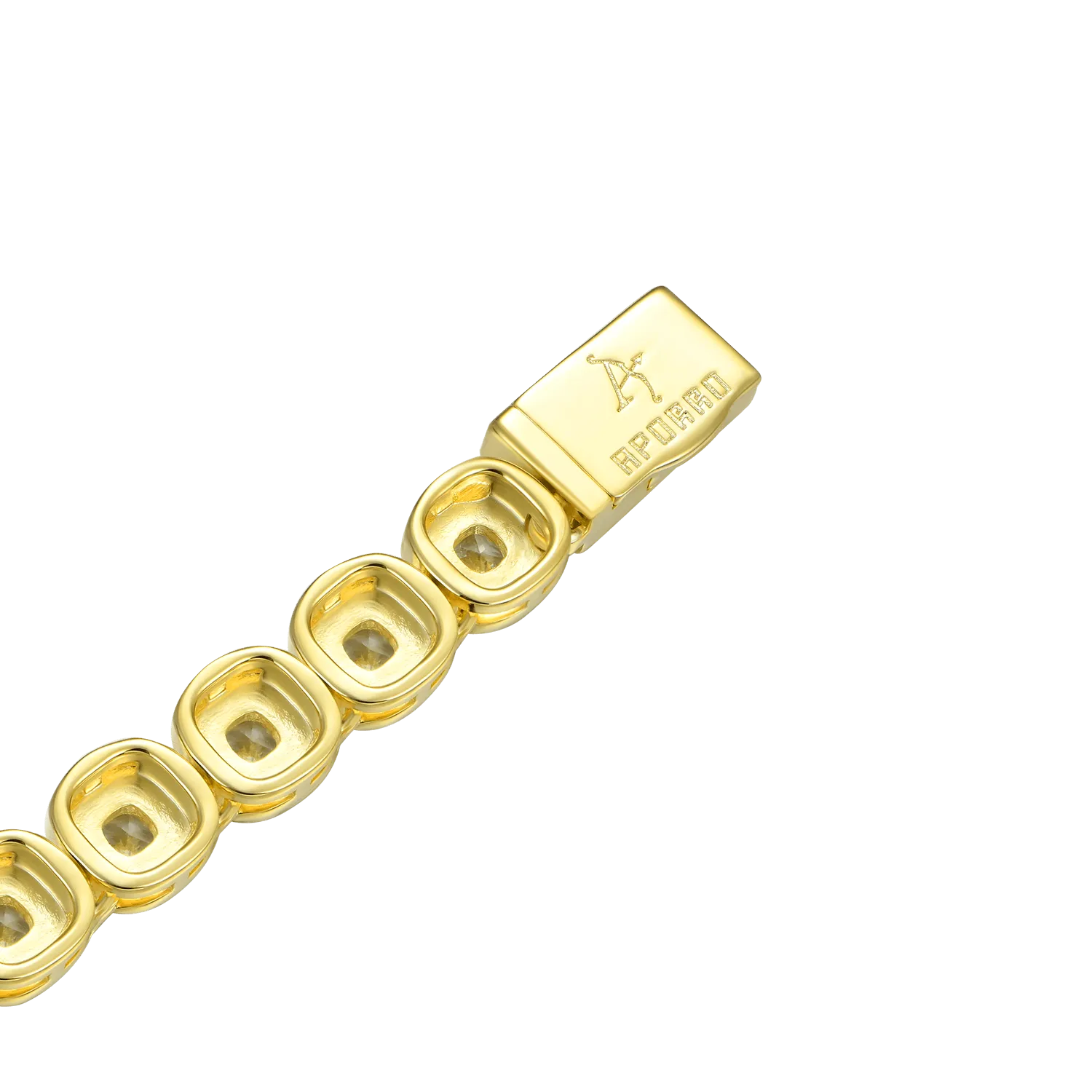 Youth Cushion-Cut Clustered Tennis Chain - 7mm